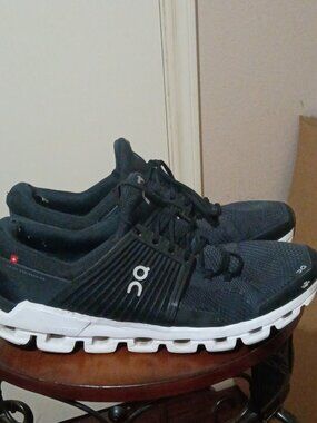 On Cloud Shoes Mens Size 12.5 Black CloudTec Swiss Engineering Running Sneakers